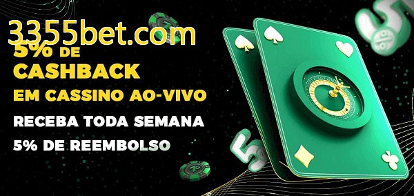 Promoções do cassino ao Vivo 3355bet.com